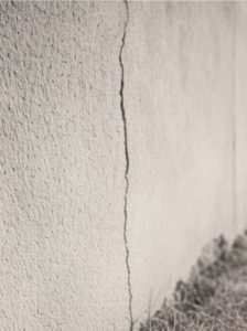 mur fissurée