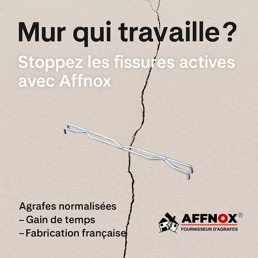 Mur qui travaille : comment stopper les fissures actives ?