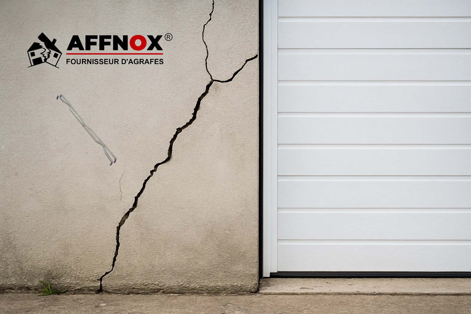 Mur de garage fissuré, comment le réparer ?