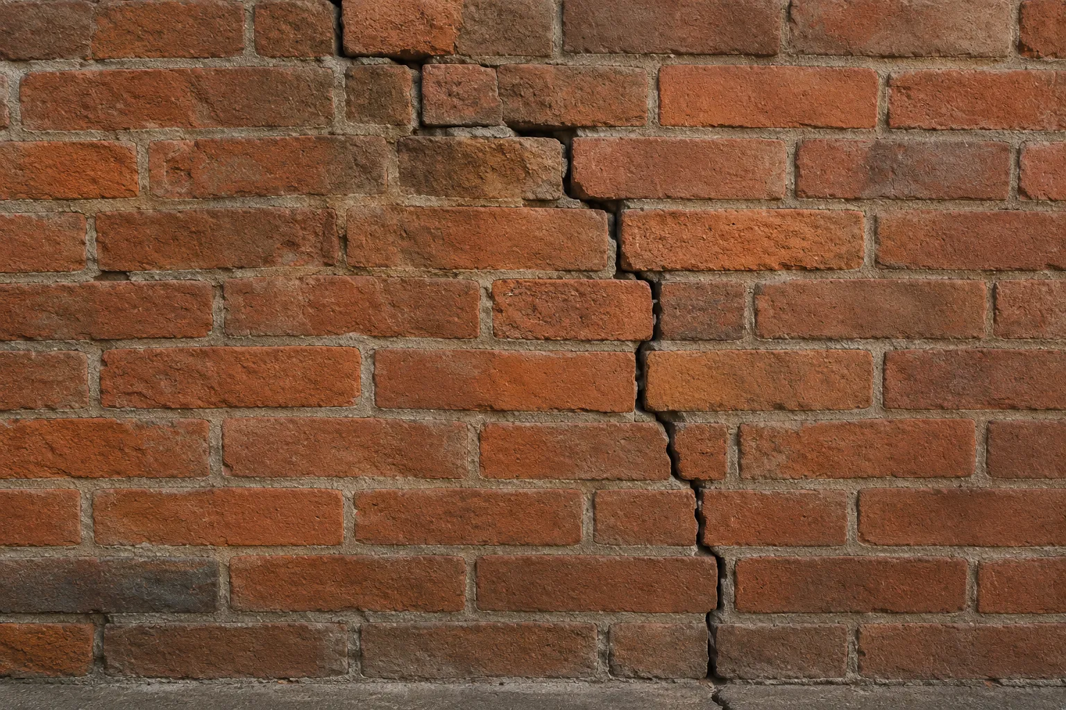 Mur en brique fissuré : le guide de réparation
